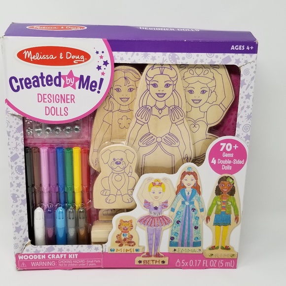 Melissa and Doug Other - Melissa Doug Wooden Doll Activity Kit